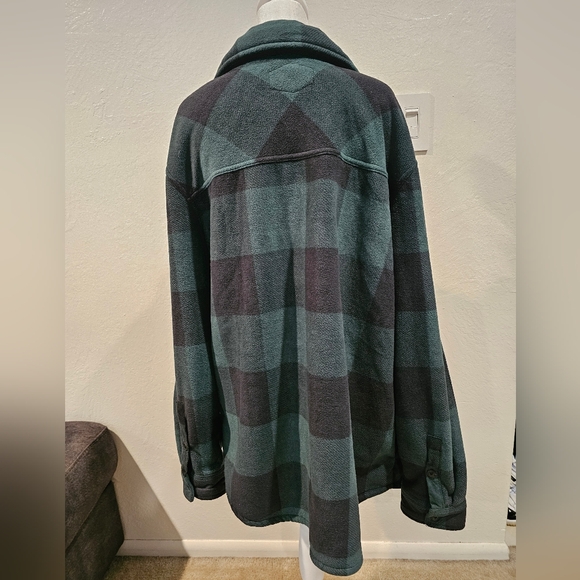 Freedom Foundry Fleece Lined Jacket Men's Green & Black XXL EUC - Picture 2 of 6